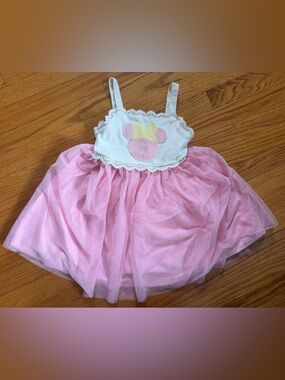 Minnie Mouse Pink Tulle size 6 dress